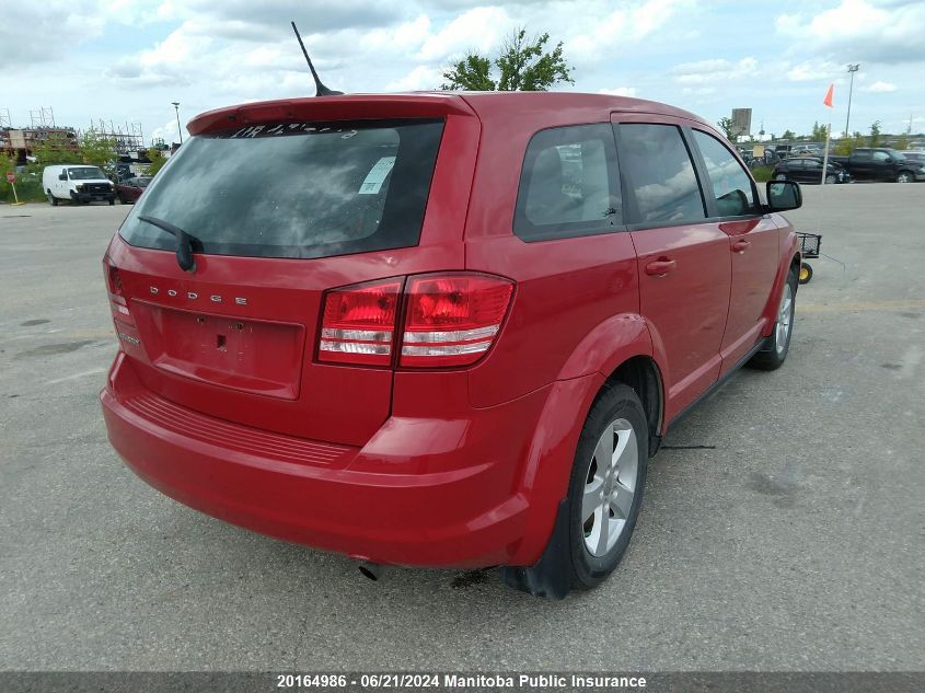 2013 Dodge Journey Se VIN: 3C4PDCABXDT666103 Lot: 20164986