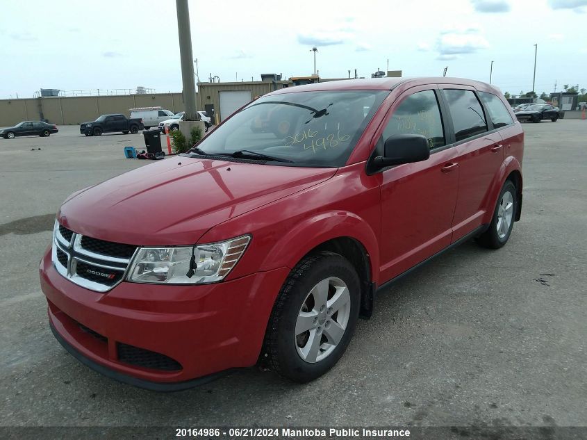 2013 Dodge Journey Se VIN: 3C4PDCABXDT666103 Lot: 20164986