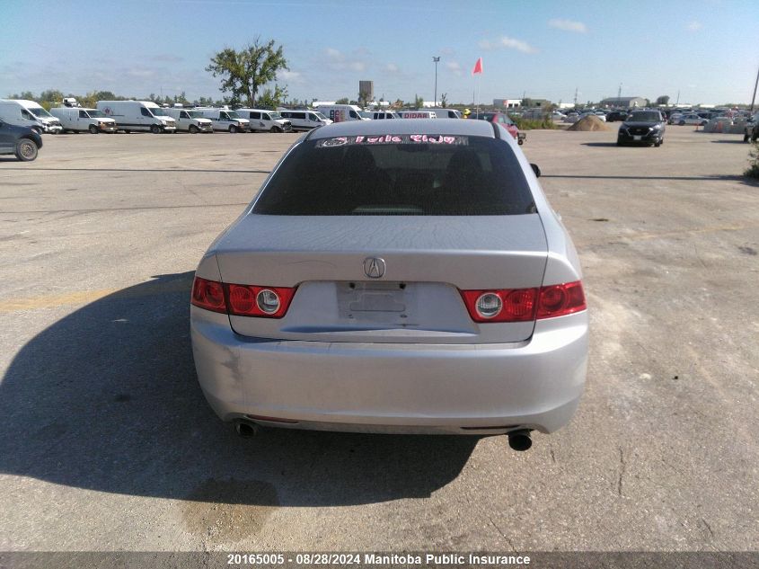 2004 Acura Tsx VIN: JH4CL968X4C805402 Lot: 20165005