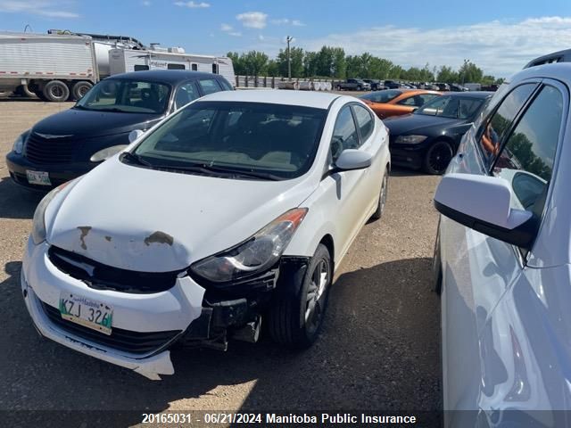 2013 Hyundai Elantra Gl VIN: 5NPDH4AE6DH178452 Lot: 20165031