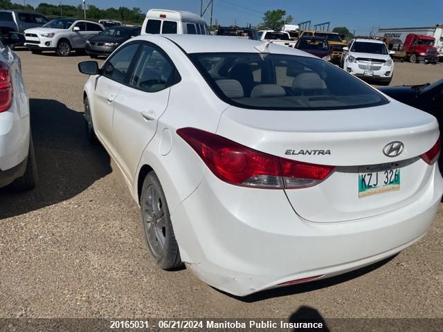 2013 Hyundai Elantra Gl VIN: 5NPDH4AE6DH178452 Lot: 20165031