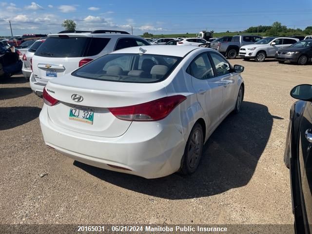 2013 Hyundai Elantra Gl VIN: 5NPDH4AE6DH178452 Lot: 20165031