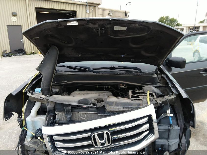 2012 Honda Pilot Ex-L VIN: 5FNYF4H56CB004214 Lot: 20165035