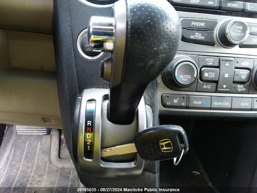 2012 Honda Pilot Ex-L VIN: 5FNYF4H56CB004214 Lot: 20165035