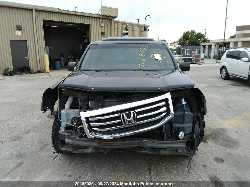 2012 Honda Pilot Ex-L VIN: 5FNYF4H56CB004214 Lot: 20165035