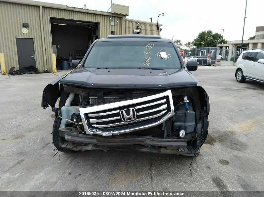 2012 Honda Pilot Ex-L VIN: 5FNYF4H56CB004214 Lot: 20165035