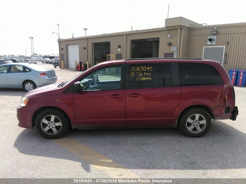 2011 Dodge Grand Caravan Se VIN: 2D4RN4DG7BR736744 Lot: 20165045