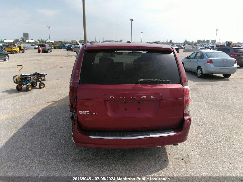 2011 Dodge Grand Caravan Se VIN: 2D4RN4DG7BR736744 Lot: 20165045