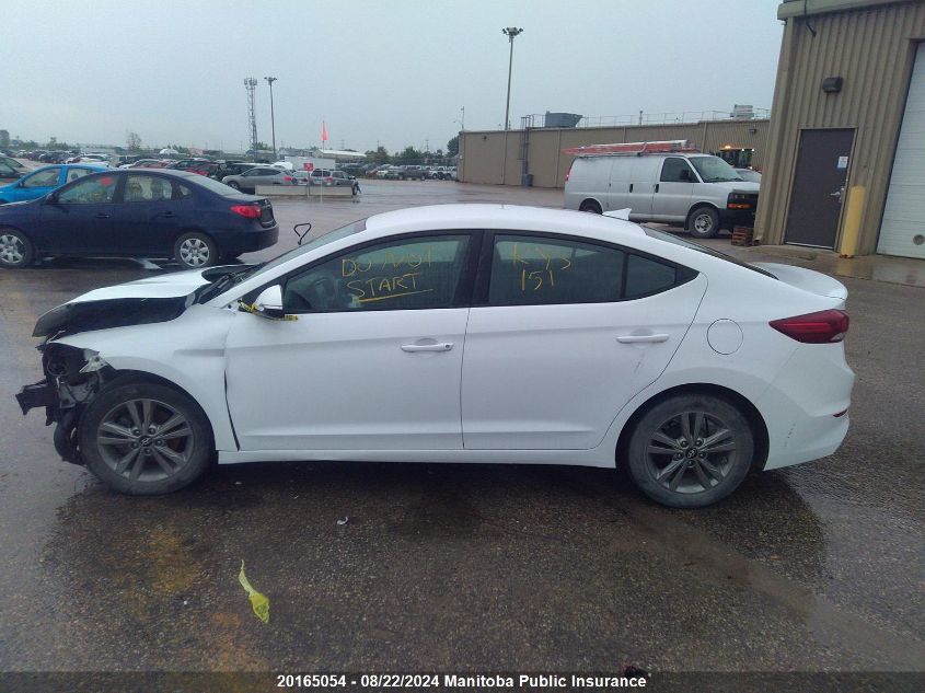 2017 Hyundai Elantra Gl VIN: KMHD84LFXHU421080 Lot: 20165054