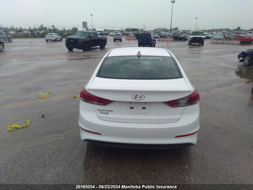 2017 Hyundai Elantra Gl VIN: KMHD84LFXHU421080 Lot: 20165054