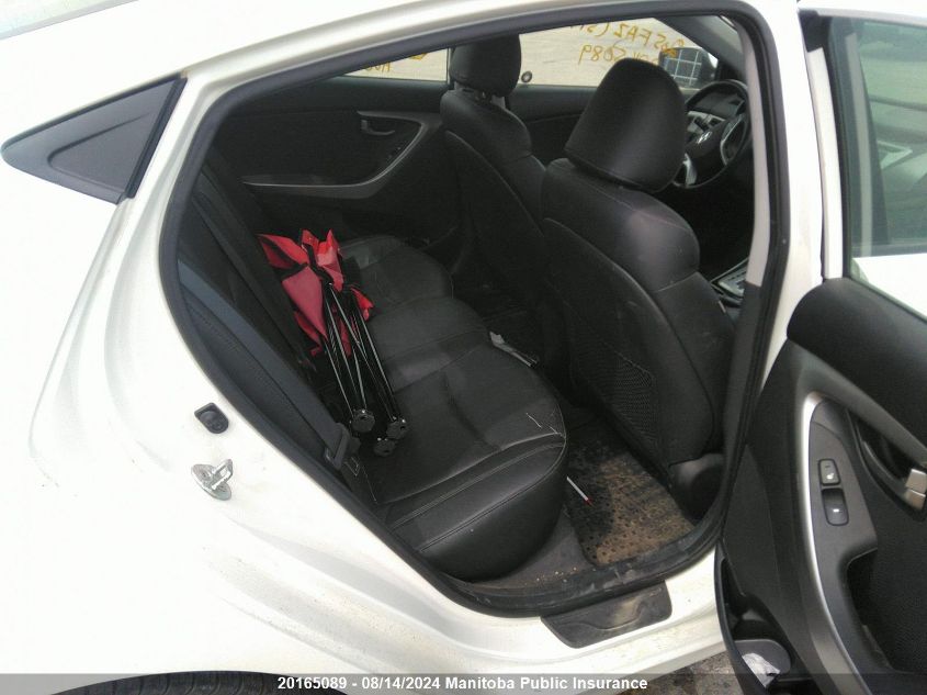 2012 Hyundai Elantra Limited VIN: 5NPDH4AE0CH121274 Lot: 20165089