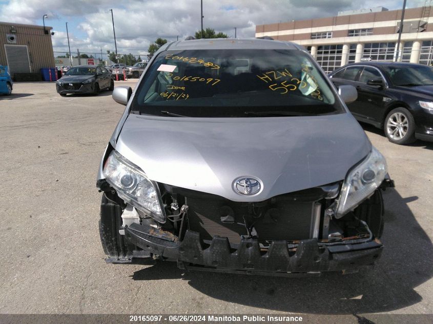 2017 Toyota Sienna V6 VIN: 5TDZZ3DC6HS871867 Lot: 20165097