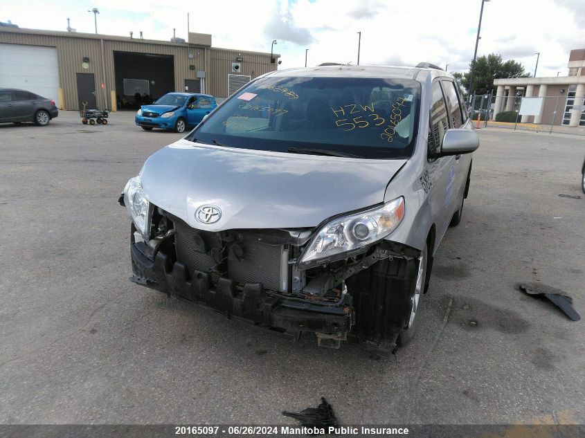 2017 Toyota Sienna V6 VIN: 5TDZZ3DC6HS871867 Lot: 20165097