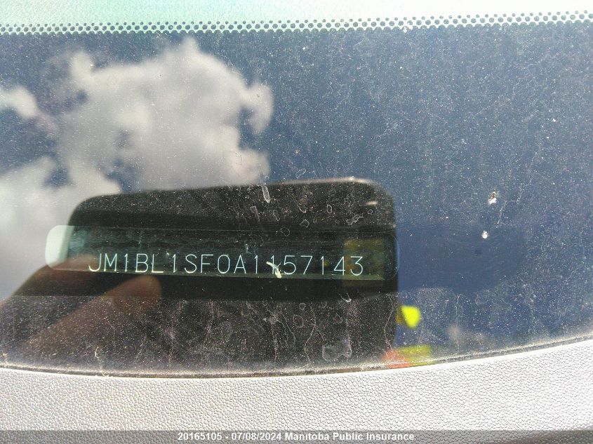 2010 Mazda Mazda3 Gs VIN: JM1BL1SF0A1157143 Lot: 20165105