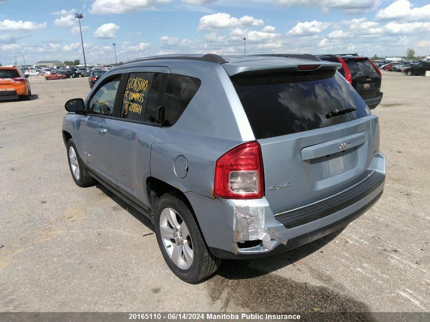 2013 Jeep Compass Sport VIN: 1C4NJDAB6DD238864 Lot: 20165110