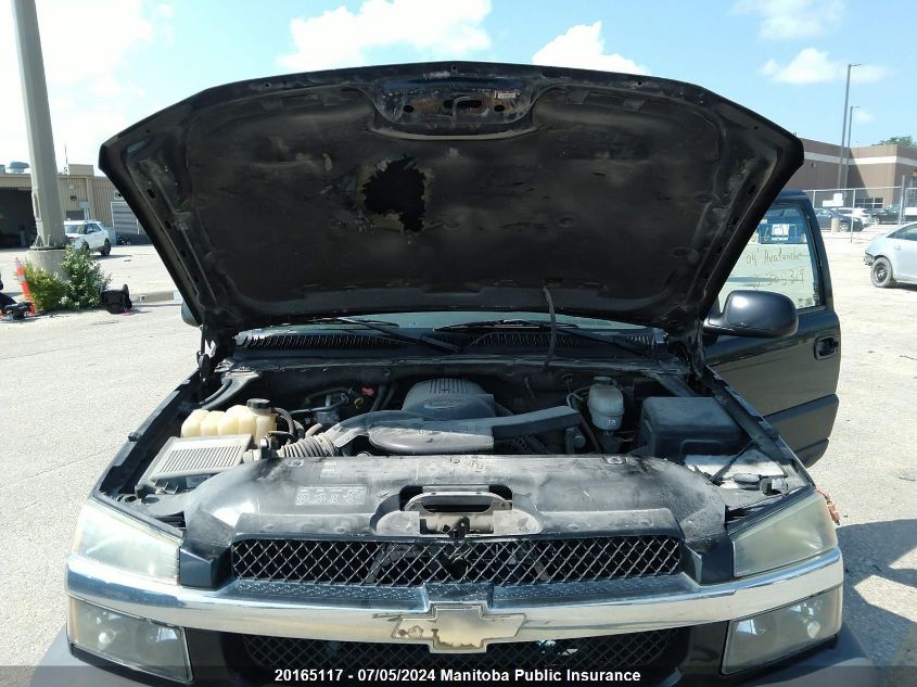 2004 Chevrolet Avalanche 1500 VIN: 3GNEK12T34G305319 Lot: 20165117