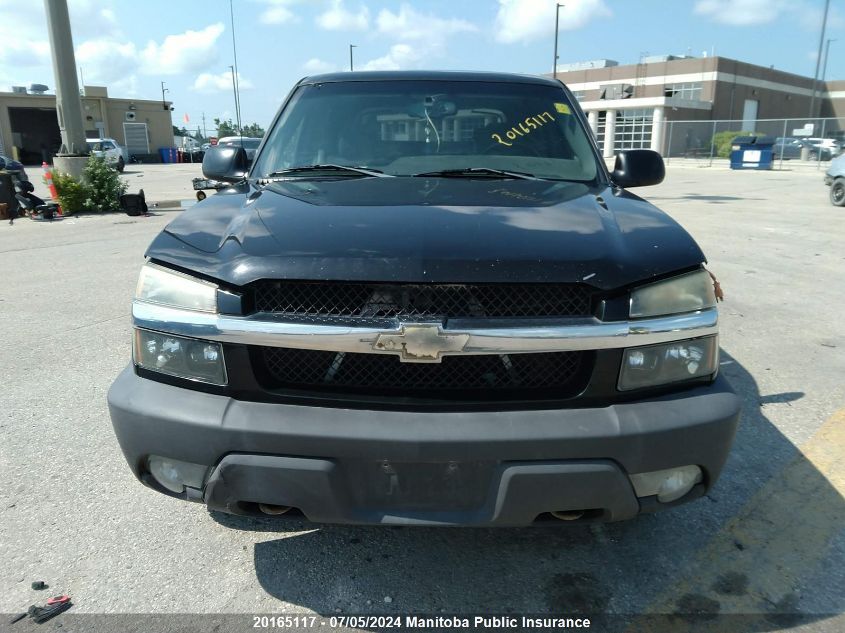 2004 Chevrolet Avalanche 1500 VIN: 3GNEK12T34G305319 Lot: 20165117
