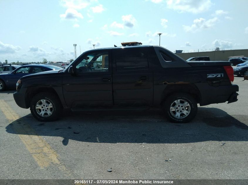 2004 Chevrolet Avalanche 1500 VIN: 3GNEK12T34G305319 Lot: 20165117