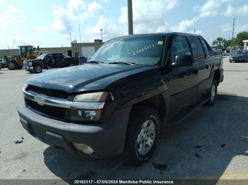 2004 Chevrolet Avalanche 1500 VIN: 3GNEK12T34G305319 Lot: 20165117