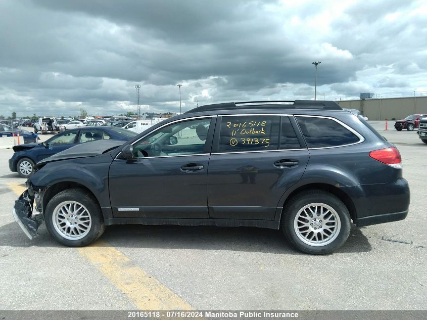 2011 Subaru Outback 3.6R Limited VIN: 4S4BRDGCXB2391375 Lot: 20165118