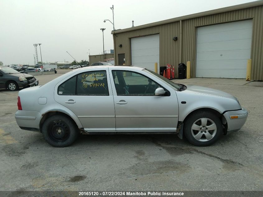 2007 Volkswagen Jetta City VIN: 3VWTK29MX7M649222 Lot: 20165120