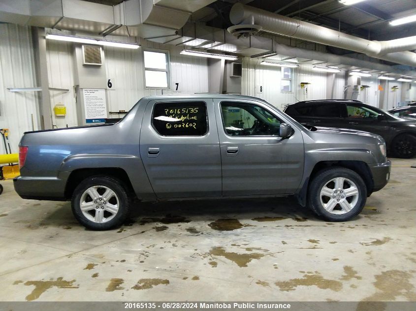 2009 Honda Ridgeline Dx VIN: 2HJYK16509H002602 Lot: 20165135