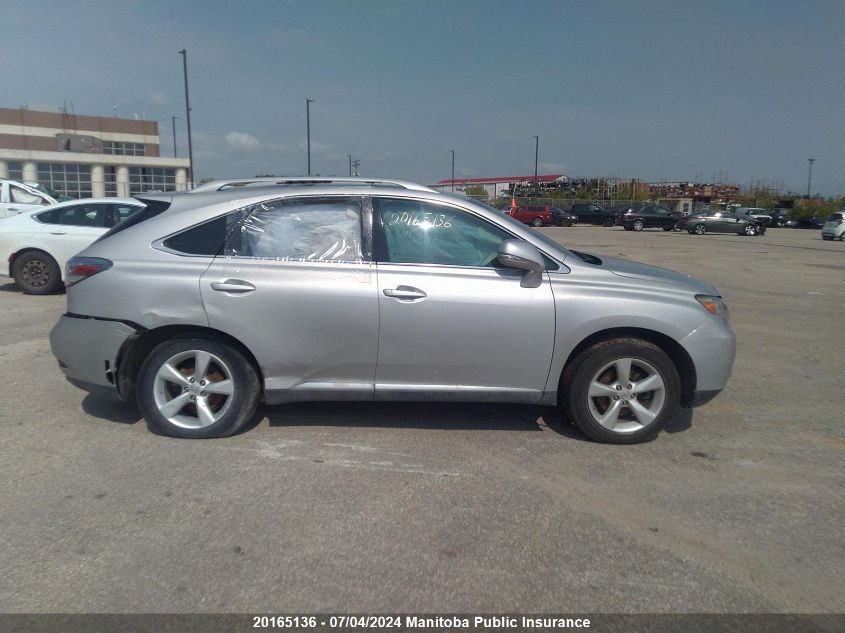 2010 Lexus Rx350 VIN: 2T2BK1BA6AC007536 Lot: 20165136