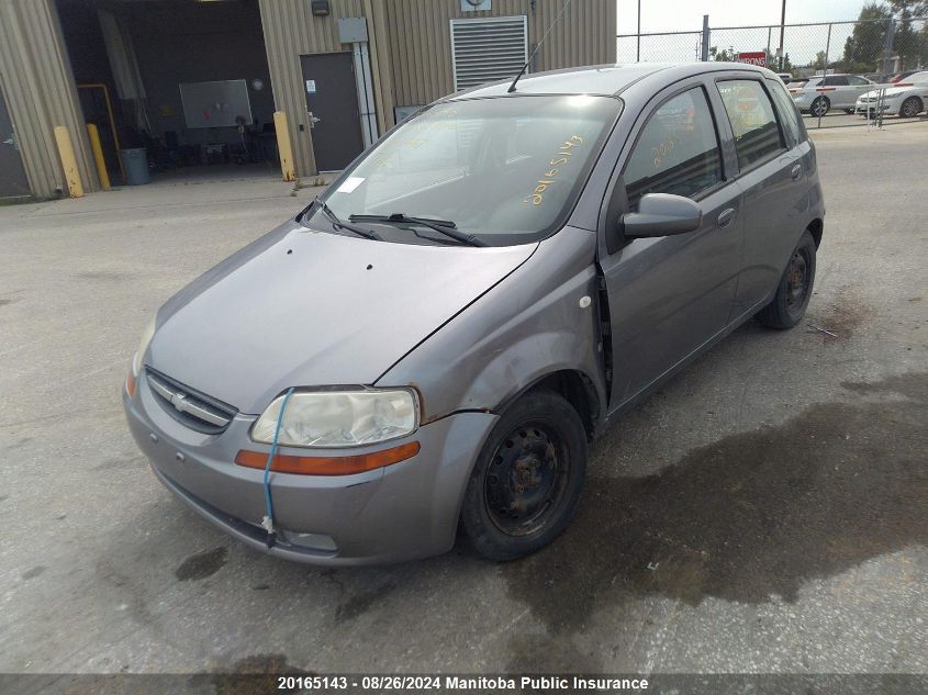 2008 Chevrolet Aveo Ls VIN: KL1TD656X8B283368 Lot: 20165143