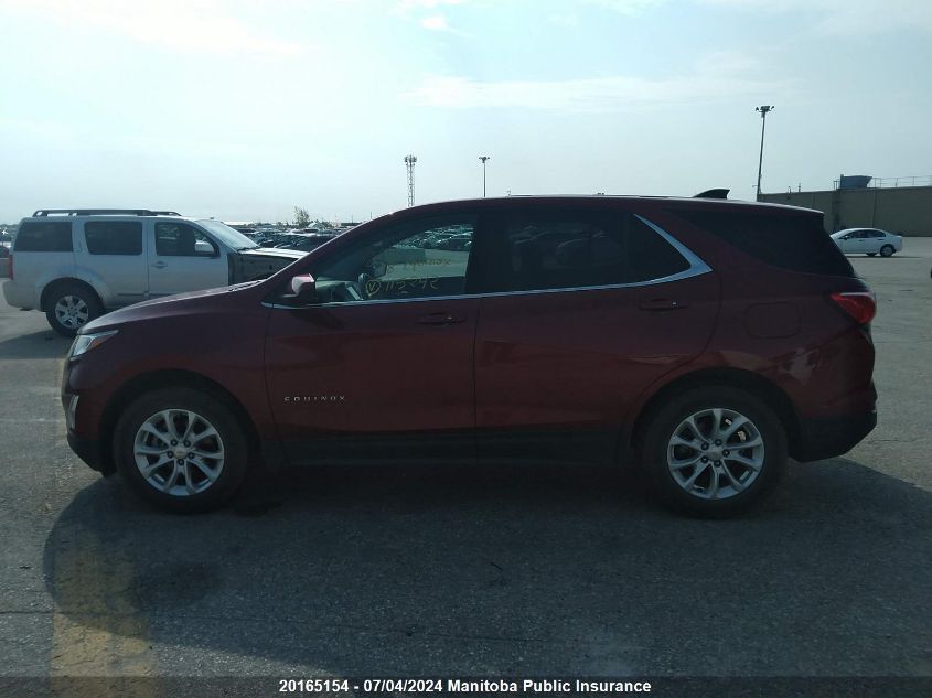 2018 Chevrolet Equinox Lt VIN: 2GNAXJEV2J6115242 Lot: 20165154