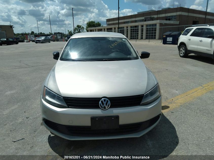 2011 Volkswagen Jetta 2.0 VIN: 3VW2K7AJ9BM346399 Lot: 20165201