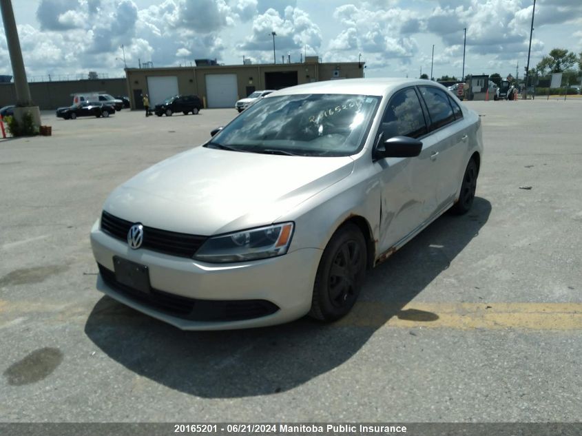 2011 Volkswagen Jetta 2.0 VIN: 3VW2K7AJ9BM346399 Lot: 20165201