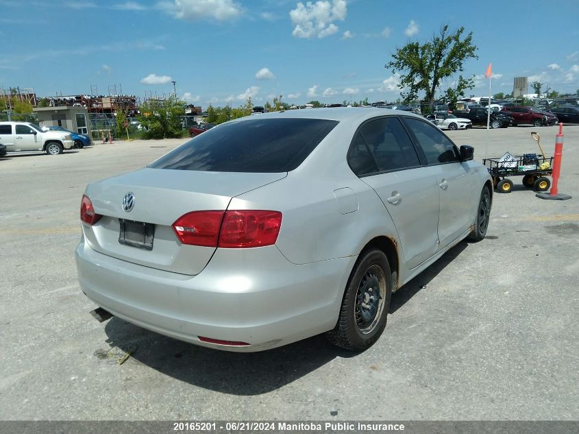 2011 Volkswagen Jetta 2.0 VIN: 3VW2K7AJ9BM346399 Lot: 20165201