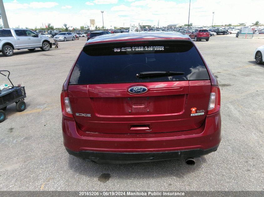 2013 Ford Edge Sel Ecoboost VIN: 2FMDK3J97DBC27681 Lot: 20165206