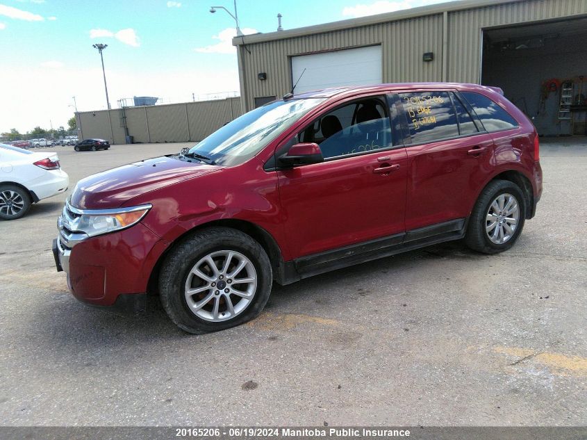 2013 Ford Edge Sel Ecoboost VIN: 2FMDK3J97DBC27681 Lot: 20165206