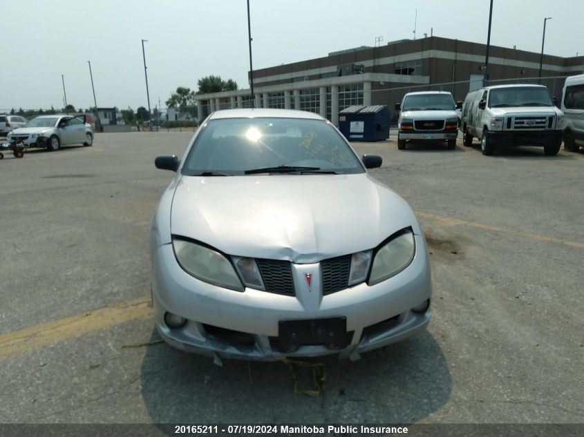 2005 Pontiac Sunfire Slx VIN: 3G2JB52F05S121435 Lot: 20165211