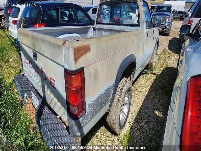 1992 Dodge Dakota VIN: 1B7FL26X6NS593537 Lot: 20165216