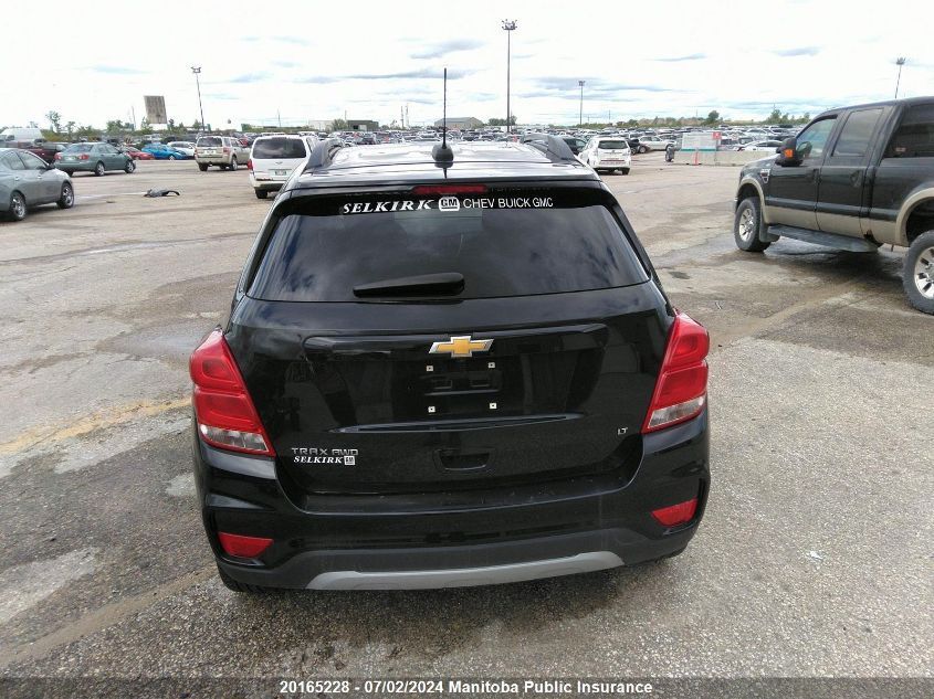 2019 Chevrolet Trax Lt VIN: 3GNCJPSB4KL117899 Lot: 20165228