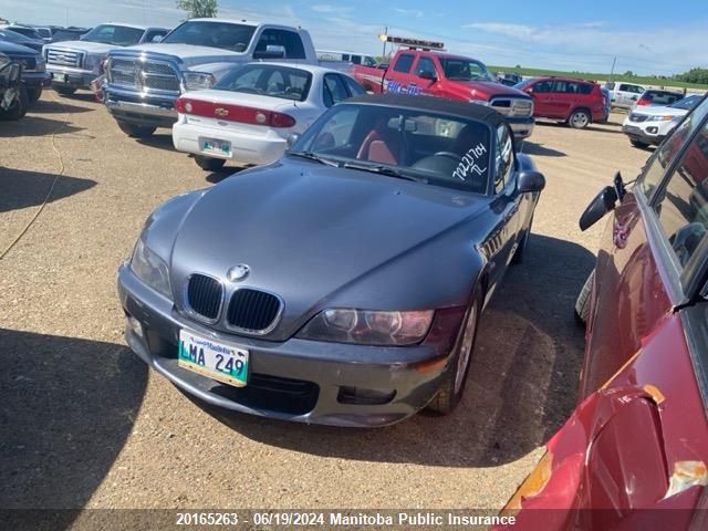 2000 BMW Z3 2.8 VIN: 4USCH3349YLF42369 Lot: 20165263