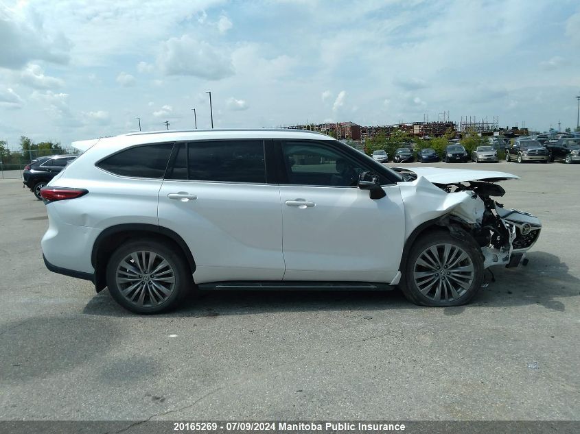 2022 Toyota Highlander Limited V6 VIN: 5TDFZRBH1NS161744 Lot: 20165269