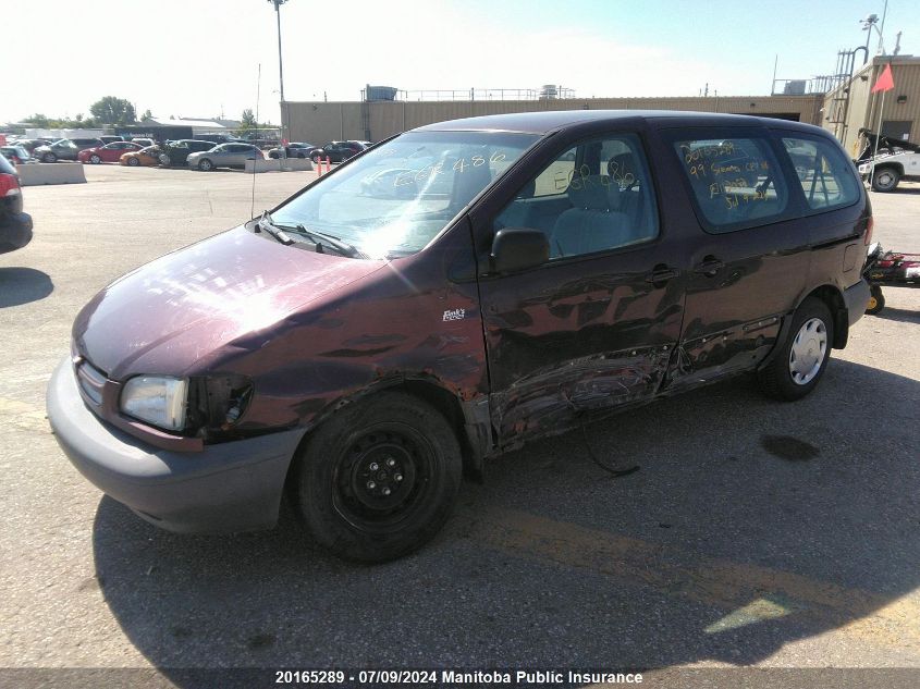 1999 Toyota Sienna Ce V6 VIN: 4T3ZF19C9XU112052 Lot: 20165289