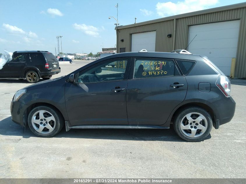 2010 Pontiac Vibe VIN: 5Y2SP6E80AZ414320 Lot: 20165291