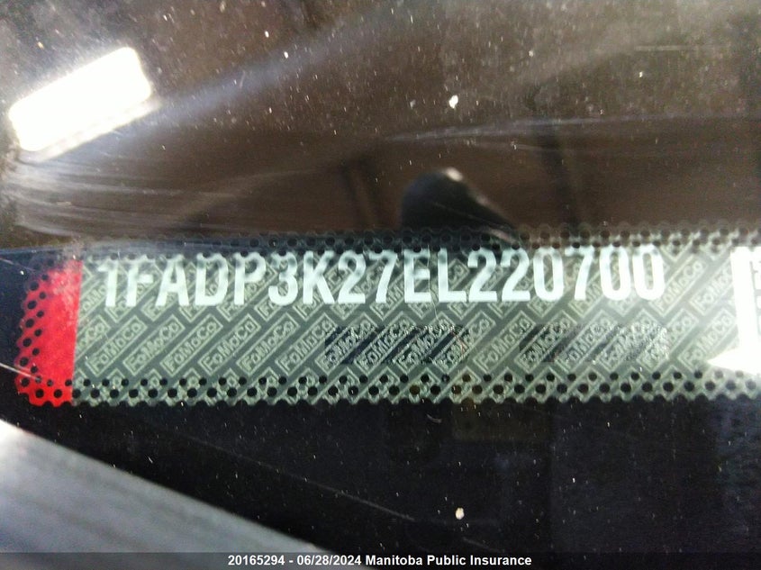 2014 Ford Focus Se VIN: 1FADP3K27EL220700 Lot: 20165294