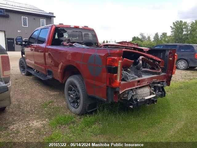 2023 Ford F-250 Lariat VIN: 1FT7W2BT3PED49733 Lot: 20165322