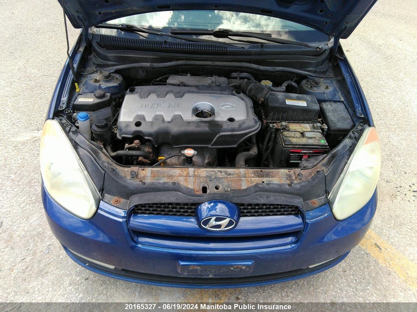 2007 Hyundai Accent Gs VIN: KMHCN35C07U026728 Lot: 20165327