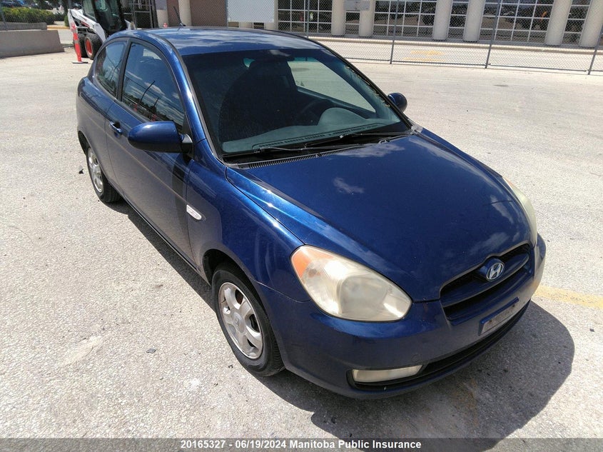 2007 Hyundai Accent Gs VIN: KMHCN35C07U026728 Lot: 20165327