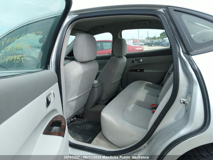 2009 Buick Allure Cx VIN: 2G4WF582691140952 Lot: 20165337