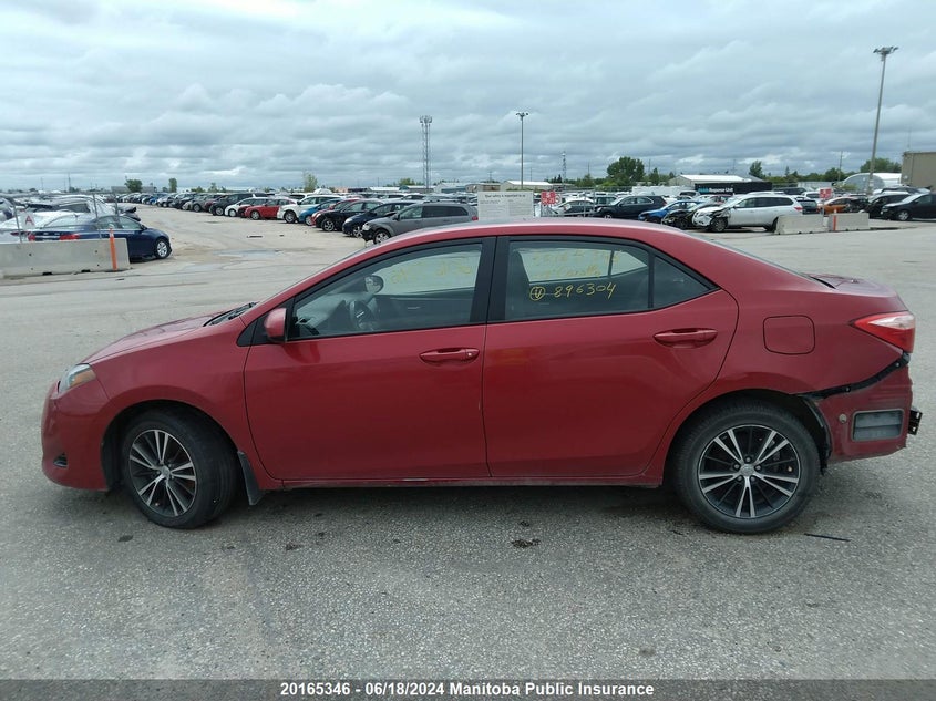 2017 Toyota Corolla Le VIN: 2T1BURHE0HC896304 Lot: 20165346