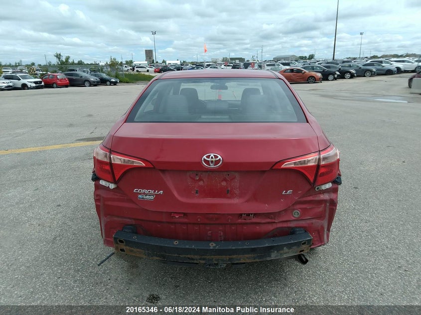 2017 Toyota Corolla Le VIN: 2T1BURHE0HC896304 Lot: 20165346