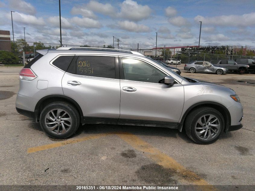 2014 Nissan Rogue Sl VIN: 5N1AT2MV9EC845119 Lot: 20165351