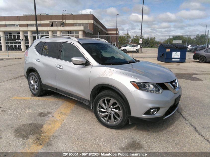 2014 Nissan Rogue Sl VIN: 5N1AT2MV9EC845119 Lot: 20165351